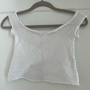 White intimately free people off shoulder top